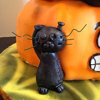 Halloween birthday cake