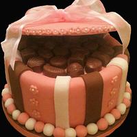 Chocolate  box cake