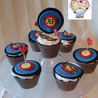 Papa's Archery Cupcakes