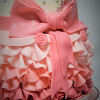 Pink Princess Birthday Cake