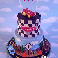 Disney Cars Themed First Birthday Cake - cake by Cakes - CakesDecor