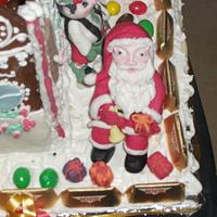 santa claus's gingerbread house