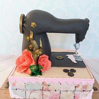 Sewing machine and patchwork 