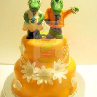 Florida Gators Wedding Cake 