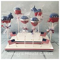 Election 2016 Cake Pops