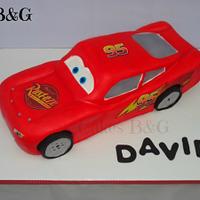  Lightning McQueen  3D cake