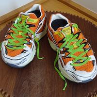 Running Shoe Cakes with tutorial