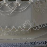 Swans Royal Icing Wedding Cake
