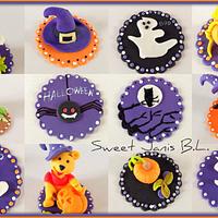 Halloween cupcakes toppers