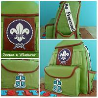 Scout Backpack Cake