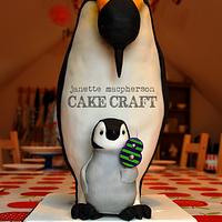 Emperor Penguin cake 17" tall