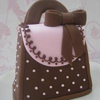 Cath Kidston cookies and Peggy's Mini handbag cake