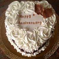 Romantic Anniversary Cake
