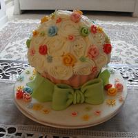 Giant cupcake