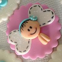 Baptism Cupcake toppers