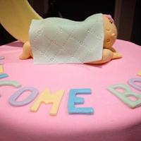 My first baby shower cake made last November.