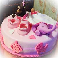 Baby shower cake