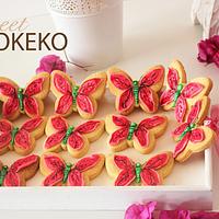 Flower and Butterfly Cookies