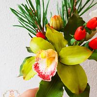 My sugar flowers from the master class of Neli Josefsen
