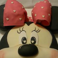 3D Minnie Mouse cake