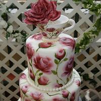My First Wedding Cake - Vintage Style