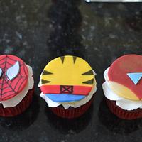 Marvel cupcakes 