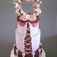 Dress Inspired Sweet Sixteen Cake 