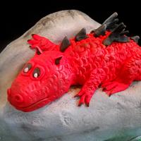 Dragon Birthday Cake