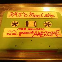 Mix Tape Cake