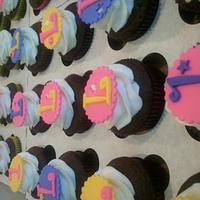Cuppies for a 1st birthday 
