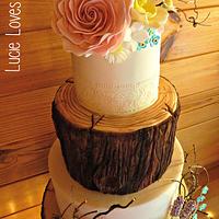 Enchanted Forest Wedding Cake