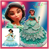 Princess Jasmine-themed Birthday Cake