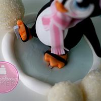 Skating Penguin (plus free penguin tutorial)