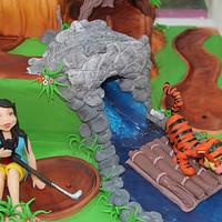 winnie the pooh minigolf cake 