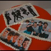One Direction Theme Birthday Cake