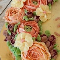 Buttercream Flower Cake