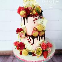 Flower Drip Cake