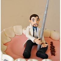 Orthodontics Anniversary Cake