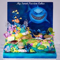 "Nemo under the sea"  Gold Award in International Cake Competition 