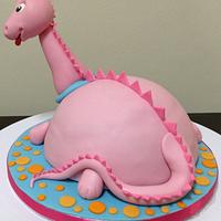 Dinosaur - Inspired by Debbie Brown's Dippy Dinosaur from her book 50 Easy Party Cakes 