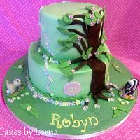 Bambi Theme 21st Birthday Cake