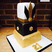 21st birthday cake 