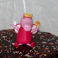 Peppa pig with family