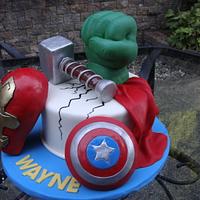 Avengers cake