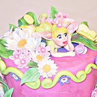 Fairy and Flower cake