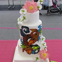 Koi Fish Wedding Cake Cake By Eva Moises CakesDecor   Trvrbffxnuzutdldleoy 