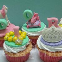 Ballerina themed cupcakes
