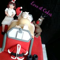 nurses xmas cake