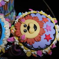 Circus/Jungle themed cupcakes