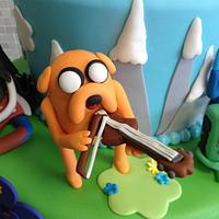 Adventure Time with Finn & Jake Wedding Cake